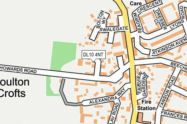 DL10 4NT map - OS OpenMap – Local (Ordnance Survey)