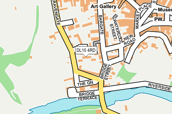 DL10 4RD map - OS OpenMap – Local (Ordnance Survey)