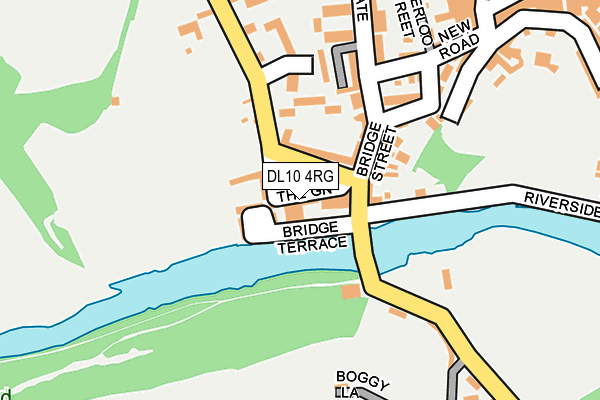 DL10 4RG map - OS OpenMap – Local (Ordnance Survey)