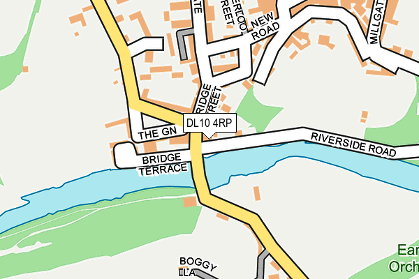 DL10 4RP map - OS OpenMap – Local (Ordnance Survey)