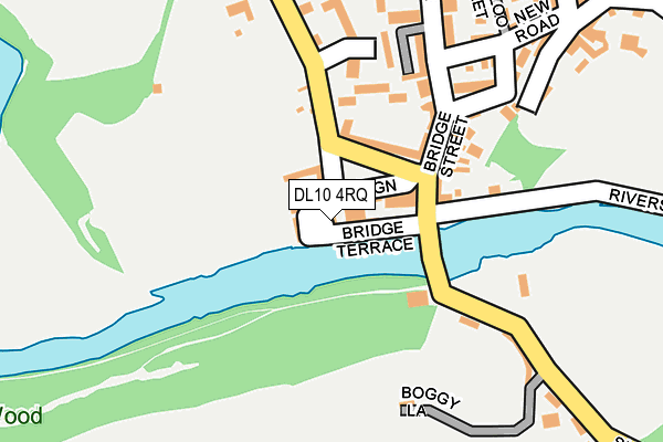 DL10 4RQ map - OS OpenMap – Local (Ordnance Survey)