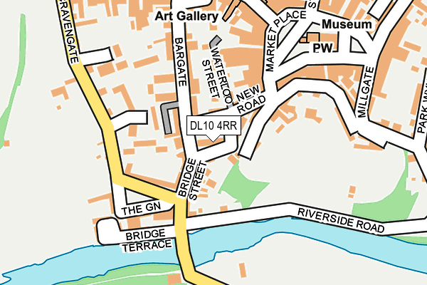 DL10 4RR map - OS OpenMap – Local (Ordnance Survey)