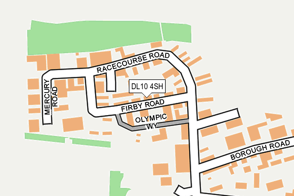 DL10 4SH map - OS OpenMap – Local (Ordnance Survey)