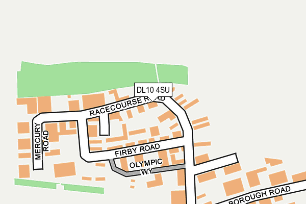 DL10 4SU map - OS OpenMap – Local (Ordnance Survey)