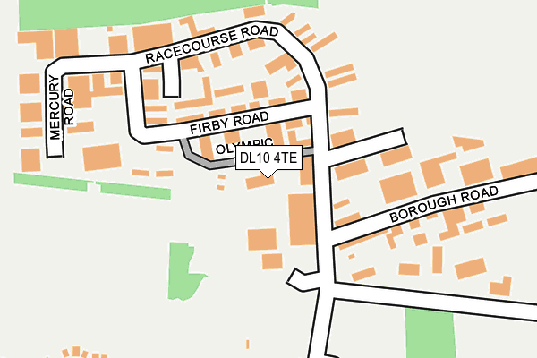 DL10 4TE map - OS OpenMap – Local (Ordnance Survey)