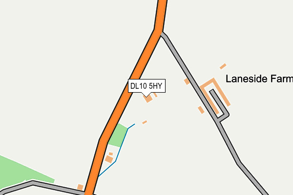 DL10 5HY map - OS OpenMap – Local (Ordnance Survey)