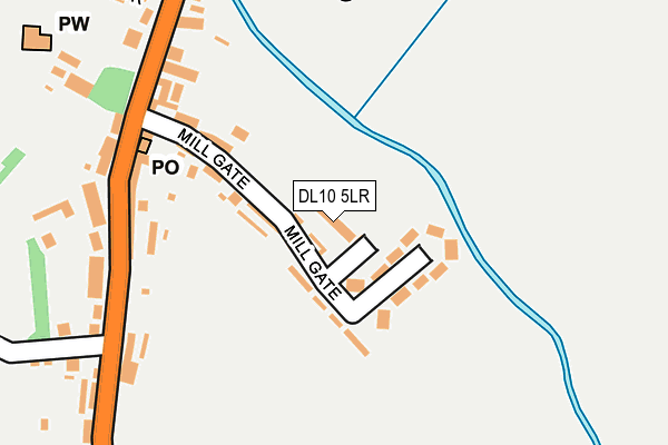 DL10 5LR map - OS OpenMap – Local (Ordnance Survey)