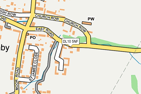 DL10 5NF map - OS OpenMap – Local (Ordnance Survey)