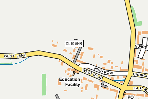 DL10 5NR map - OS OpenMap – Local (Ordnance Survey)