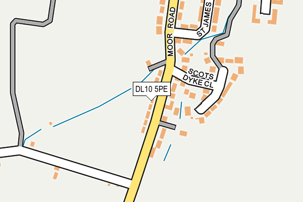 DL10 5PE map - OS OpenMap – Local (Ordnance Survey)