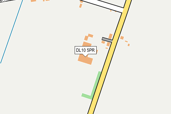 DL10 5PR map - OS OpenMap – Local (Ordnance Survey)