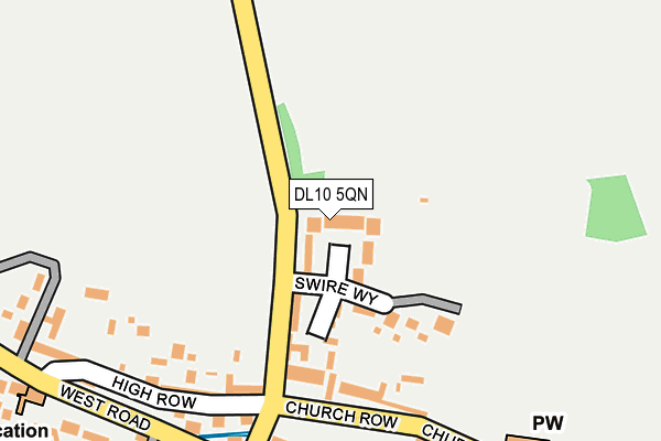DL10 5QN map - OS OpenMap – Local (Ordnance Survey)