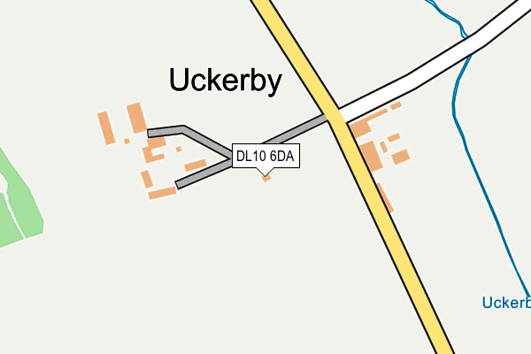 DL10 6DA map - OS OpenMap – Local (Ordnance Survey)