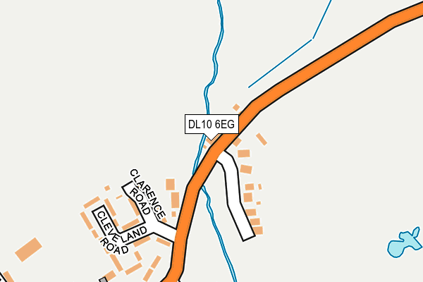 DL10 6EG map - OS OpenMap – Local (Ordnance Survey)