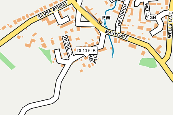 DL10 6LB map - OS OpenMap – Local (Ordnance Survey)