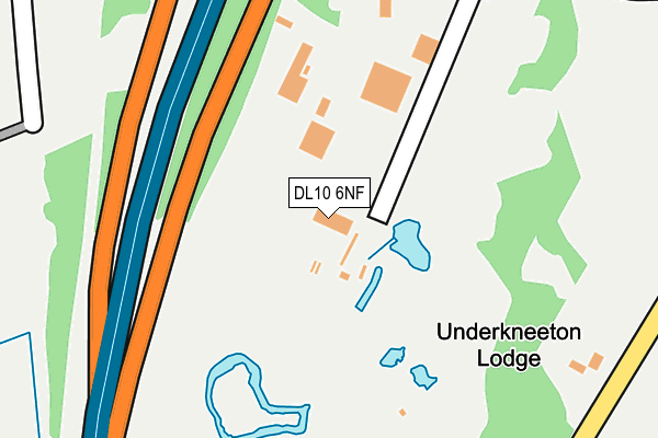 DL10 6NF map - OS OpenMap – Local (Ordnance Survey)