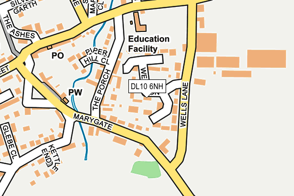 DL10 6NH map - OS OpenMap – Local (Ordnance Survey)