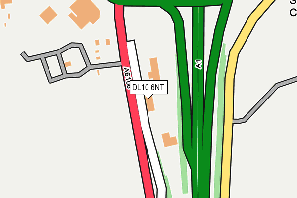 DL10 6NT map - OS OpenMap – Local (Ordnance Survey)