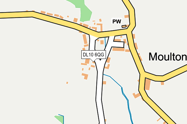 DL10 6QG map - OS OpenMap – Local (Ordnance Survey)