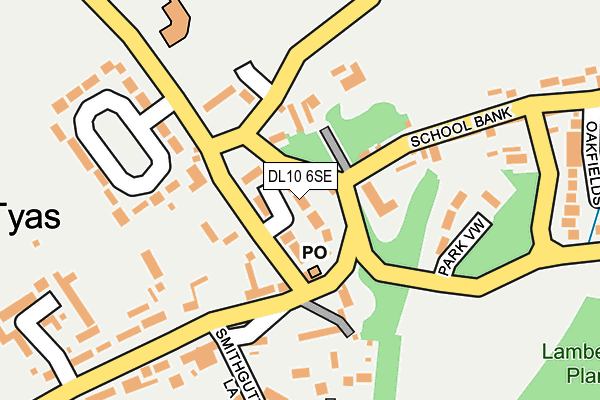 DL10 6SE map - OS OpenMap – Local (Ordnance Survey)