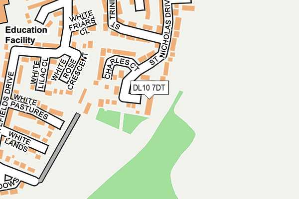 DL10 7DT map - OS OpenMap – Local (Ordnance Survey)
