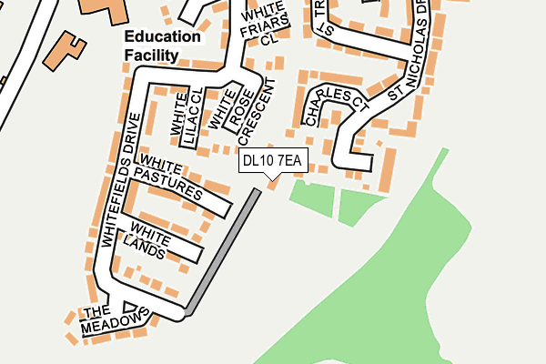 DL10 7EA map - OS OpenMap – Local (Ordnance Survey)