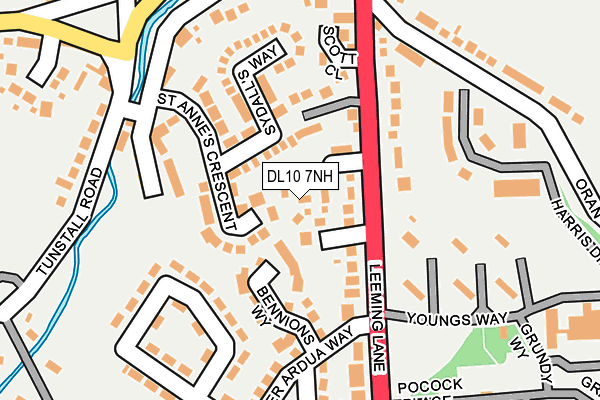 DL10 7NH map - OS OpenMap – Local (Ordnance Survey)