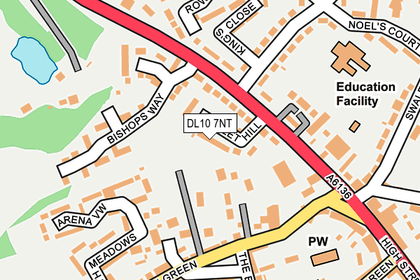 DL10 7NT map - OS OpenMap – Local (Ordnance Survey)