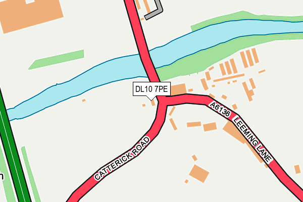 DL10 7PE map - OS OpenMap – Local (Ordnance Survey)