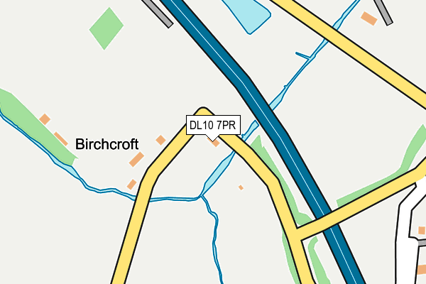 DL10 7PR map - OS OpenMap – Local (Ordnance Survey)
