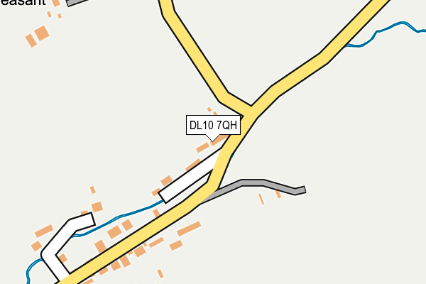 DL10 7QH map - OS OpenMap – Local (Ordnance Survey)
