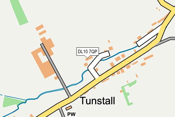 DL10 7QP map - OS OpenMap – Local (Ordnance Survey)