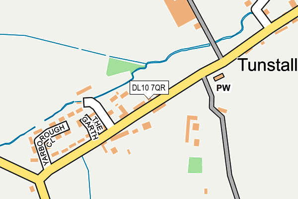 DL10 7QR map - OS OpenMap – Local (Ordnance Survey)