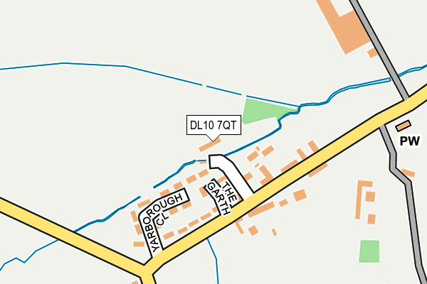DL10 7QT map - OS OpenMap – Local (Ordnance Survey)