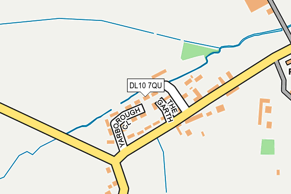 DL10 7QU map - OS OpenMap – Local (Ordnance Survey)