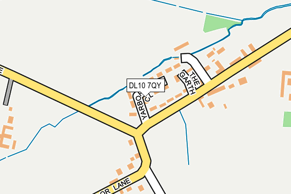 DL10 7QY map - OS OpenMap – Local (Ordnance Survey)