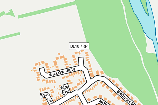 DL10 7RP map - OS OpenMap – Local (Ordnance Survey)