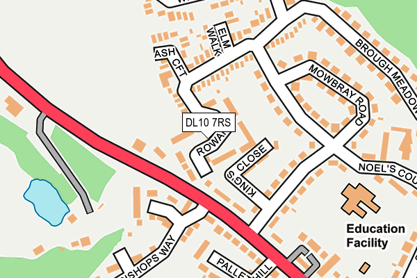 DL10 7RS map - OS OpenMap – Local (Ordnance Survey)