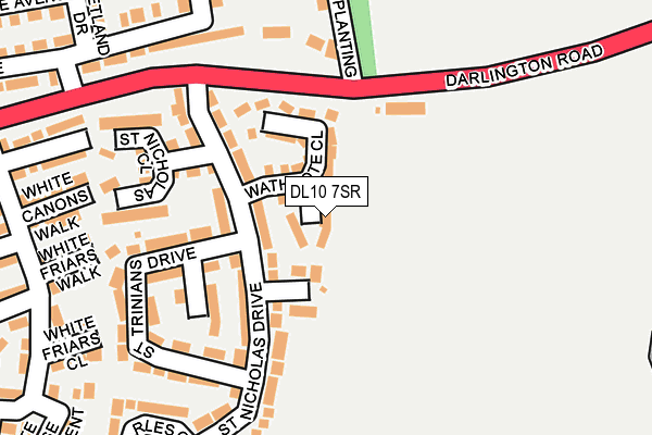 DL10 7SR map - OS OpenMap – Local (Ordnance Survey)