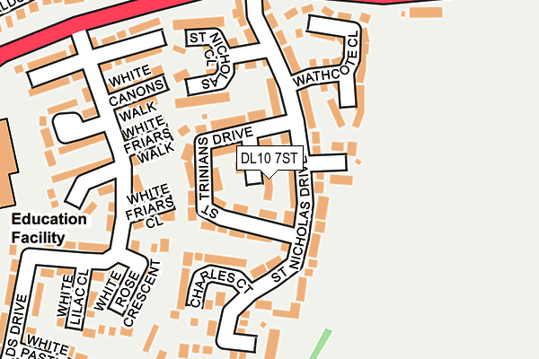 DL10 7ST map - OS OpenMap – Local (Ordnance Survey)