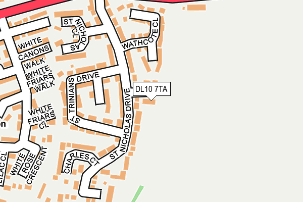 DL10 7TA map - OS OpenMap – Local (Ordnance Survey)