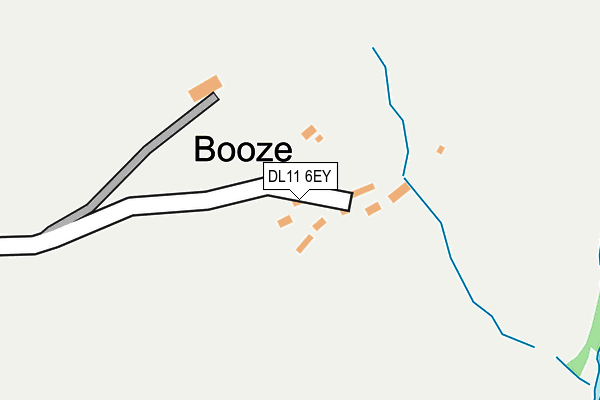 DL11 6EY map - OS OpenMap – Local (Ordnance Survey)