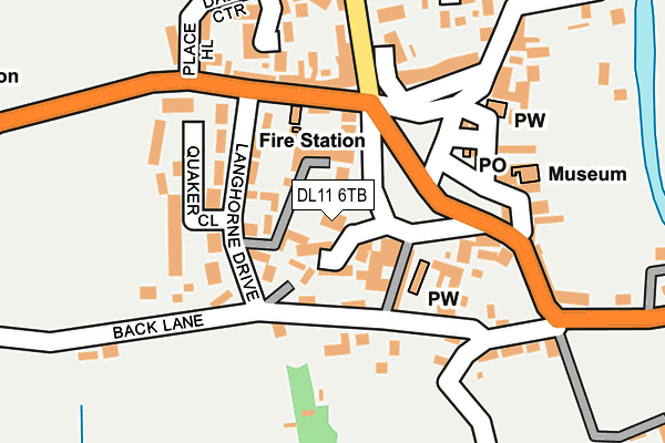 Map of INFORMATION CENTRE AND SHOP (HUDSON HOUSE) LIMITED at local scale