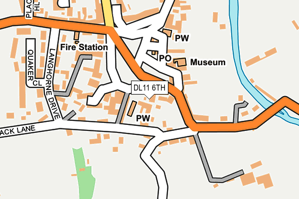 DL11 6TH map - OS OpenMap – Local (Ordnance Survey)