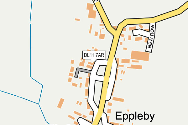 DL11 7AR map - OS OpenMap – Local (Ordnance Survey)