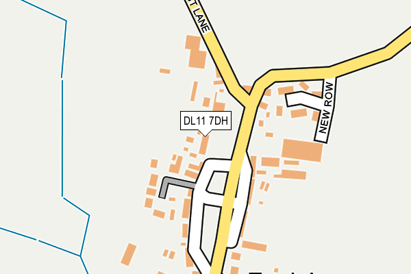 DL11 7DH map - OS OpenMap – Local (Ordnance Survey)