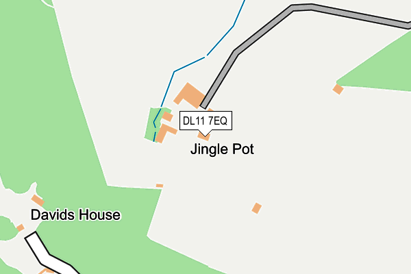 DL11 7EQ map - OS OpenMap – Local (Ordnance Survey)