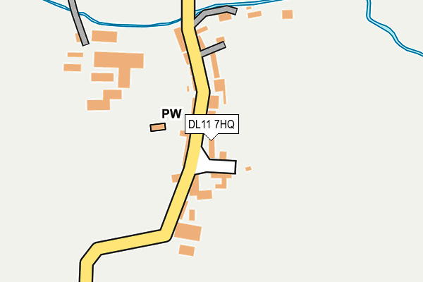 DL11 7HQ map - OS OpenMap – Local (Ordnance Survey)