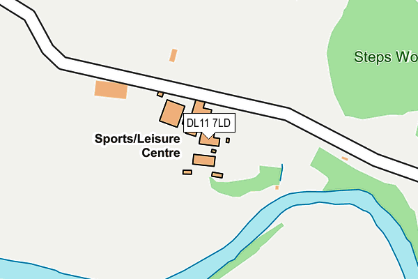 DL11 7LD map - OS OpenMap – Local (Ordnance Survey)