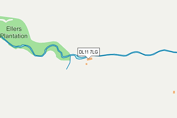 DL11 7LG map - OS OpenMap – Local (Ordnance Survey)
